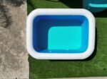 Rechteckiger aufblasbarer Pool mit Elektro-Luftpumpe und Reparaturset – iPoolGo – Bild 4