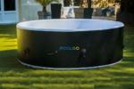 Aufblasbarer Whirlpool mit Abdeckung, Handpumpe und Reparaturset – iPoolGo – Bild 2