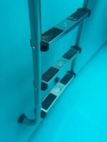 Ipoolgo Pooltreppe zur Wandmontage – Edelstahl – Bild 3